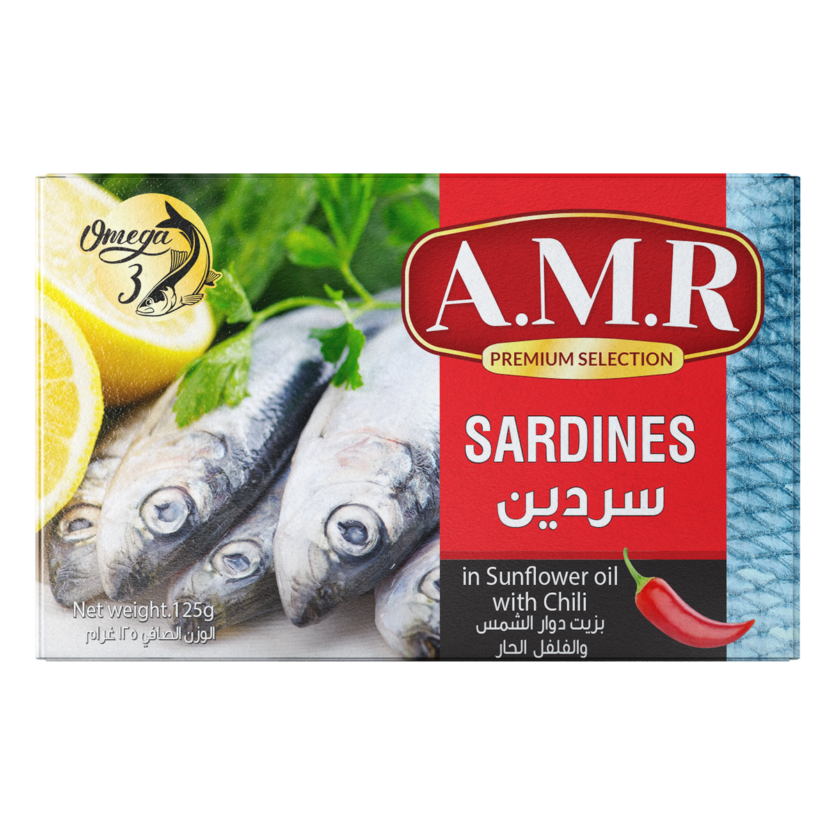 AMR Hot sardines 125g