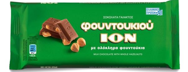 ION Hazelnuts Chocolate 200g