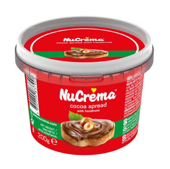 ION NuCreama Cocoa Spread with Hazelnuts 200g