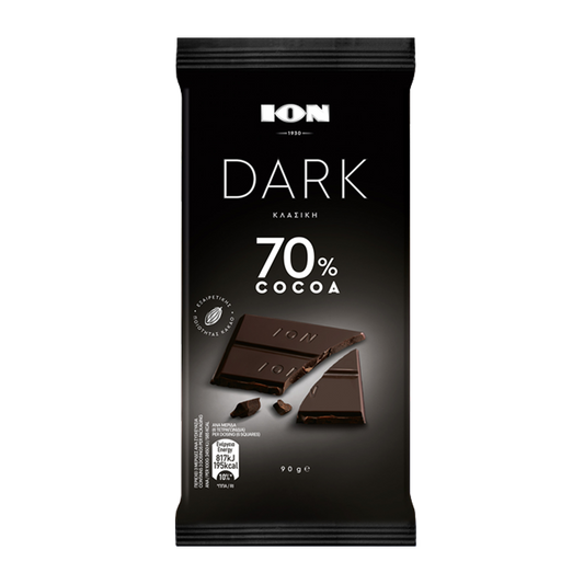 ION Dark 70% Cocoa Chocolate 90g