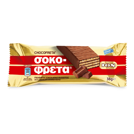 ION CHOCO-FRETA Chocolate Covered Wafer 38g