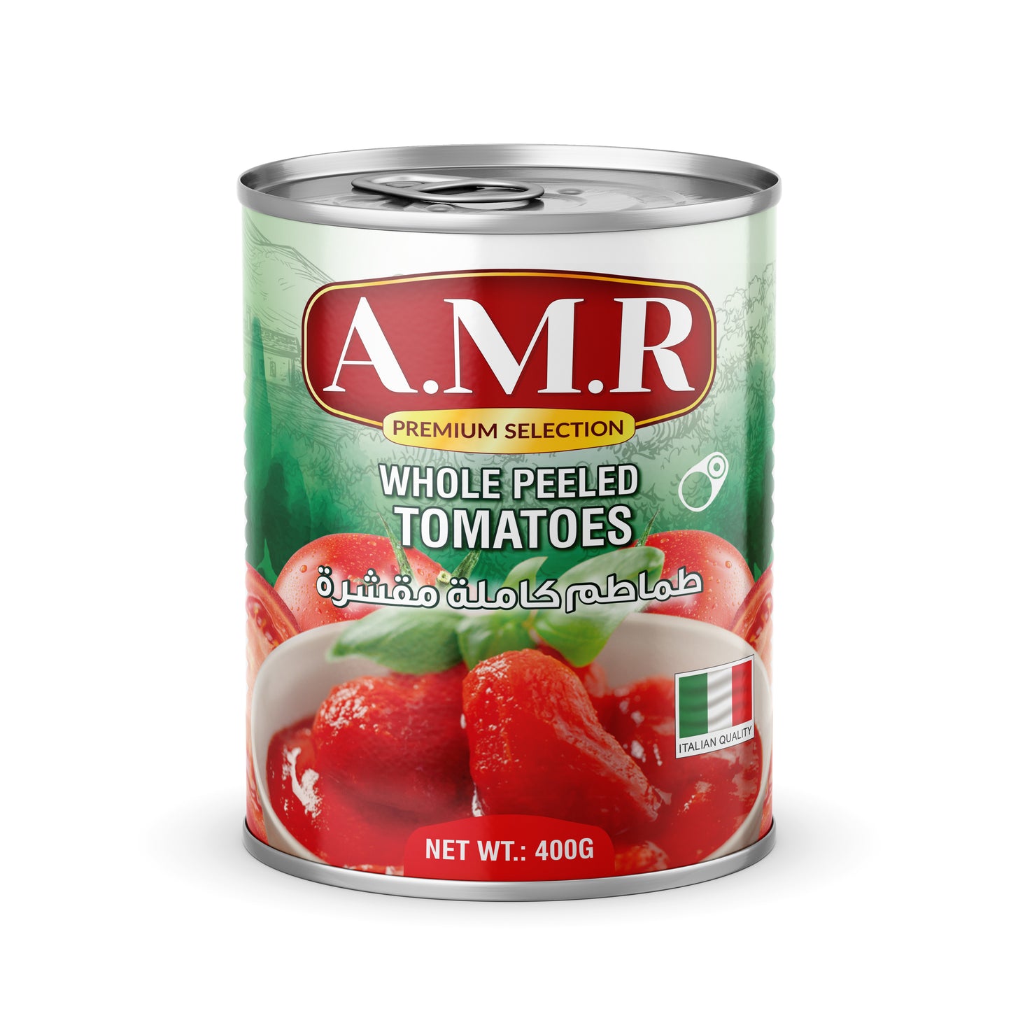 AMR peeled tomatoes 400g
