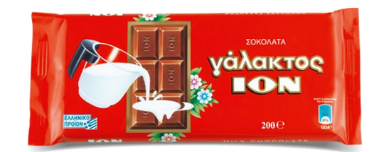 ION Milk Chocolate 200g