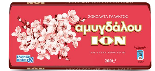 ION Almonds Chocolate 200g