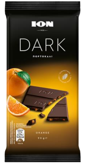 ION DARK Organic Orange Chocolate 90g