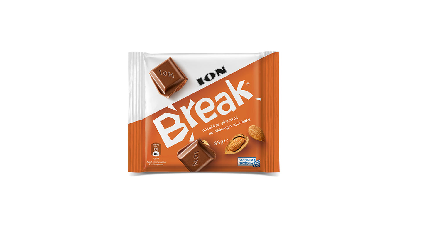 ION Break Almonds Chocolate 85g